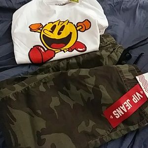 VIP Jeans Camouflage Print Joggers